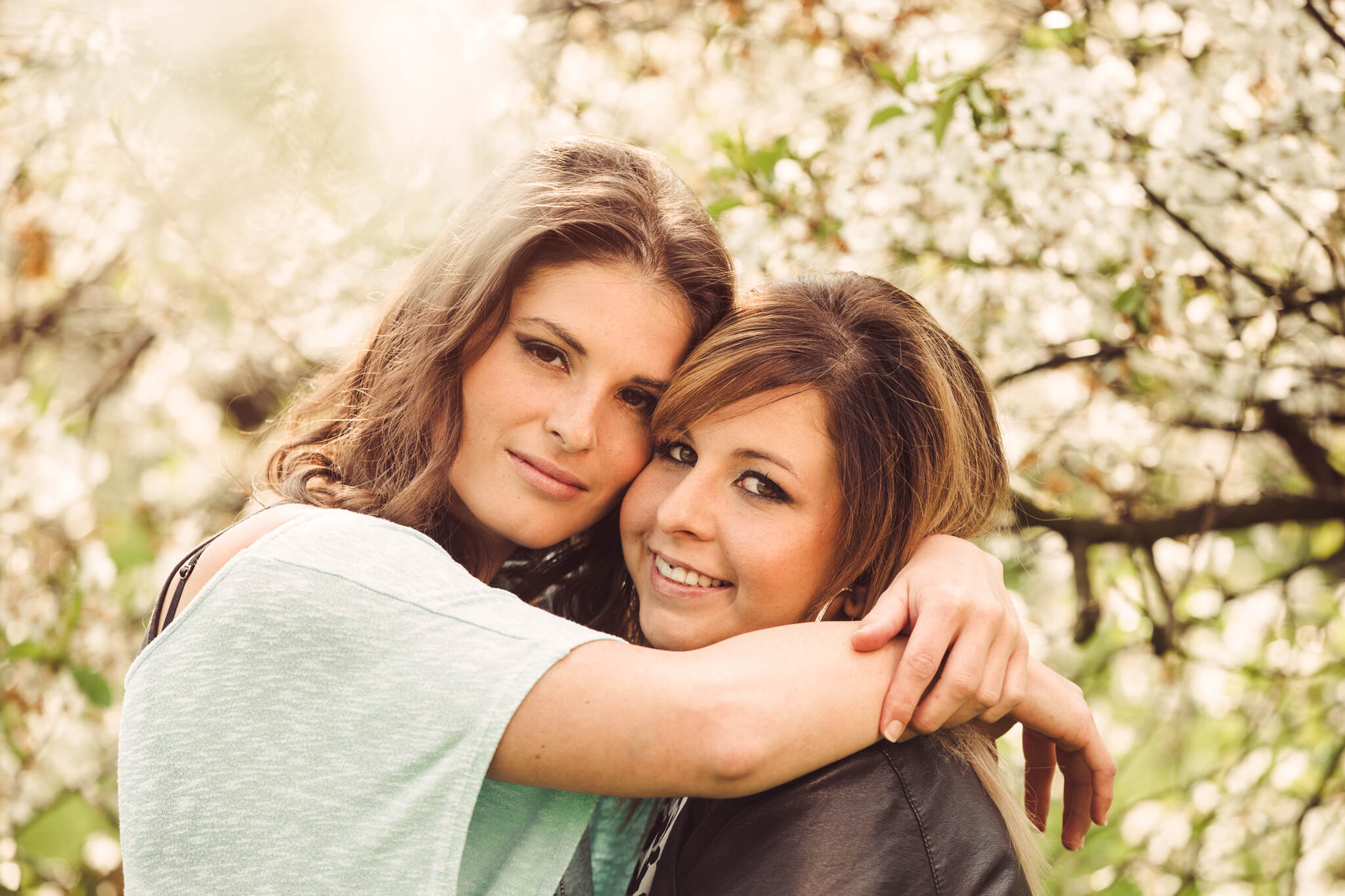 Freundinnen-Shooting im Frühling